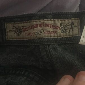 Levi's Dark Gray Denim Pants